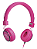 Headphone Head Fun com Microfone P2 3,5mm Hi-Fi Rosa Multila - Imagem 1