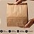Saco de Papel Kraft Tamanho M 30 x 24 x 12,5 cm - Liso - Imagem 5
