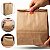 Saco de Papel Kraft Tamanho M 30 x 24 x 12,5 cm - Liso - Imagem 1
