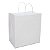 Sacola de Papel Kraft Branco - 30 x 29 x 18 cm - Tamanho G - Imagem 1