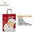 50 Sacolas De Papel Kraft Tamanho M Papai Noel 32x23x10 Cm - Imagem 2