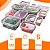 Kit 12 Potes Herméticos Com Travas Comida Frutas Legumes - Imagem 3
