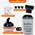 Kit Lavanderia Porta Alvejante Amaciante Sabão em Pó Líquido Pulverizador 5 Peças - Preto - Imagem 3