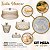 Kit Mesa Glamour Luxo Boleira Queijeira Açucareiro Manteigueira - Imagem 7