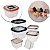 Kit 6 Potes Quadrados Mantimentos Alimentos Vasilha Plástica - Imagem 1