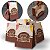 Sacos Papel Kraft Tamanho P 24x17x10 cm Doces Delivery Sobremesas Comidas Compras Comércio Entrega - Imagem 1