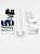 Kit Trilho p/ Porta de Correr 1,60m c/ Suportes Branco - Imagem 3