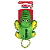 Kong Cozie Tuggz Alligator - Jacaré G - Imagem 1