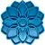 Comedouro Lento Mandala Etray Azul - SodaPup - Imagem 1