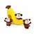 Pelúcia Interativa Burrow Monkey ‘n Banana - Zippy Paws - Imagem 1