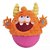 Pelúcia Little Monster João Bobo Tumbler Laranja - Petta - Imagem 1