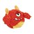 Pelúcia com Bola de Apito Baby Monster Vermelho P - Petta - Imagem 2