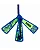 Brinquedo de Arremesso Kong Whirlz Rope - Imagem 3