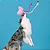 Brinquedo Interativo com Corda Flamingo Rosa 84cm - Petta - Imagem 3