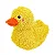 Pelúcia Tough Pato Amarelo - Petta - Imagem 1