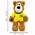 Pelúcia Kong W.Cup W.Knots Bear Brasil M - Imagem 4