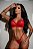 CONJUNTO SANSARAH VERMELHO  COM  CINTA-3 PEÇAS - Imagem 3