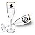 Taça Champagne 170ml Acrílico Personalizado - Borda Dourada Kit 10pçs - Imagem 1