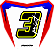 KIT ADESIVOS GRAFICOS HONDA TORNADO 250 BIKER MOTOCROSS PRINT - Imagem 7