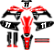 KIT ADESIVOS GRAFICOS Honda CRF230 AMX F21 MOTOCROSS Red - Imagem 1