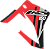 Kit Adesivos Motocross Graficos Kasinski Crz 150 Trilha - Imagem 2