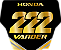 Kit Adesivos Graficos HONDA CRF 250R PRETO E DOURADO - Imagem 3