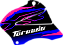 KIT ADESIVOS GRAFICOS HONDA TORNADO 250 AZUL E ROSA - Imagem 2