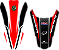 KIT ADESIVOS GRAFICOS CRF230 AMX PREMIUM RED BLACK - Imagem 3