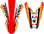 KIT ADESIVOS GRAFICOS CRF230 2015 REPSOL - Imagem 3
