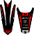 KIT ADESIVOS GRAFICOS CRF230F BIKER EL1TE NEXT TD QUE DA RED - Imagem 3