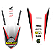 KIT ADESIVOS GRAFICOS CRF230F BIKER R1DE SHARK BRANCO - Imagem 3