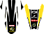 KIT ADESIVOS GRAFICOS CRF230 2015 AMARELO DRM - Imagem 3