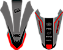 KIT ADESIVOS GRAFICOS CRF230 2015 GRAY PLASTIC - Imagem 3