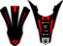 KIT ADESIVOS GRAFICOS CRF250f Original TQD RED - Imagem 3