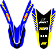 KIT ADESIVOS GRAFICOS SHERCO TODAS BLUE - Imagem 3