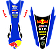 KIT ADESIVOS GRAFICOS CRF250F AMX F21 REDBULL AZUL - Imagem 2