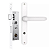 FECHADURA STAM 600/11 EXTERNA TETRA, ESPELHO BRANCO - Imagem 2