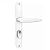 FECHADURA STAM 501/33 EXTERNA, ESPELHO BRANCO - Imagem 1