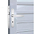 FECHADURA STAM 500/11 EXTERNA TETRA , ESPELHO CROMADA - Imagem 3