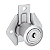 FECHADURA STAM 301 (MOVEIS) GAVETA NIQUELADO - Imagem 1
