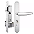 FECHADURA STAM 401/33 EXTERNA, ESPELHO INOX - Imagem 2