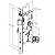 FECHADURA STAM 803/33 EXTERNA, ESPELHO CROMADA - Imagem 2