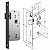 FECHADURA STAM 813/09 INTERNA, ROSETA REDONDA ANTIQUE - Imagem 2