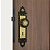 FECHADURA STAM 813/04 INTERNA, ESPELHO COLONIAL - Imagem 3