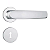FECHADURA STAM 813/09 INTERNA, ROSETA REDONDA CROMADA - Imagem 1