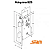 FECHADURA STAM 823/09 BANHEIRO, ROSETA REDONDA INOX - Imagem 2