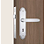 FECHADURA STAM 813/11 INTERNA, ESPELHO CROMADA - Imagem 3