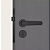FECHADURA STAM 813/09 INTERNA ROSETA REDONDA PRETO FOSCO - Imagem 3