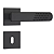 FECHADURA STAM 813/21 INTERNA, ROSETA QUADRADA PRETO FOSCO - Imagem 1