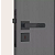 FECHADURA STAM 813/21 INTERNA, ROSETA QUADRADA PRETO FOSCO - Imagem 4